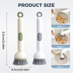 Adjustable Dish Brush with Soap Dispenser - Image 5