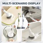 Adjustable Dish Brush with Soap Dispenser - Image 2