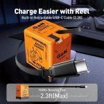 GaNPro 45W Retractable Fast Charger Cube - Image 3