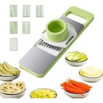 Woyuosn 6-in-1 SafePrep Mandoline Slicer
