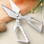 ✂️  HEAVY-DUTY KITCHEN SHEARS - Multi-Function for Poultry, Herbs & More, Comfort Grip & Dishwasher Safe, Includes Nut Cracker and Bottle Opener 🍗🔧 - Image 8