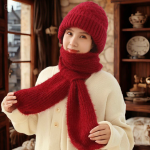 ❄️Winter Versatile🔥Knitted Hooded Scarf for Women - Image 3