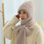 ❄️Winter Versatile🔥Knitted Hooded Scarf for Women - Image 8