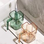 Luxury Gargle Cup with Toothbrush Slot - Image 2