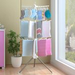 Rotating folding clothes drying rack - Image 5