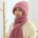 ❄️Winter Versatile🔥Knitted Hooded Scarf for Women - Image 4