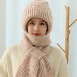 ❄️Winter Versatile🔥Knitted Hooded Scarf for Women - Image 6