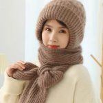 ❄️Winter Versatile🔥Knitted Hooded Scarf for Women - Image 11