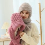 ❄️Winter Versatile🔥Knitted Hooded Scarf for Women