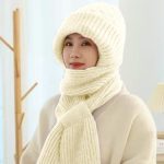 ❄️Winter Versatile🔥Knitted Hooded Scarf for Women - Image 9