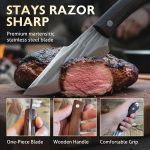 Meat Cleaver Knife with Sheath - Image 3