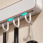 Multifunctional Wall-Mounted Knife Holder with Hooks - Image 3