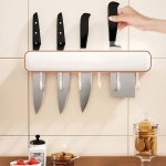 Multifunctional Wall-Mounted Knife Holder with Hooks - Image 6