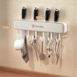 Multifunctional Wall-Mounted Knife Holder with Hooks - Image 15