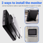 Wireless doorbell camera: 1080P, 170° angle, 4.3-inch screen, IPX65 outdoor waterproof, night vision - Image 6