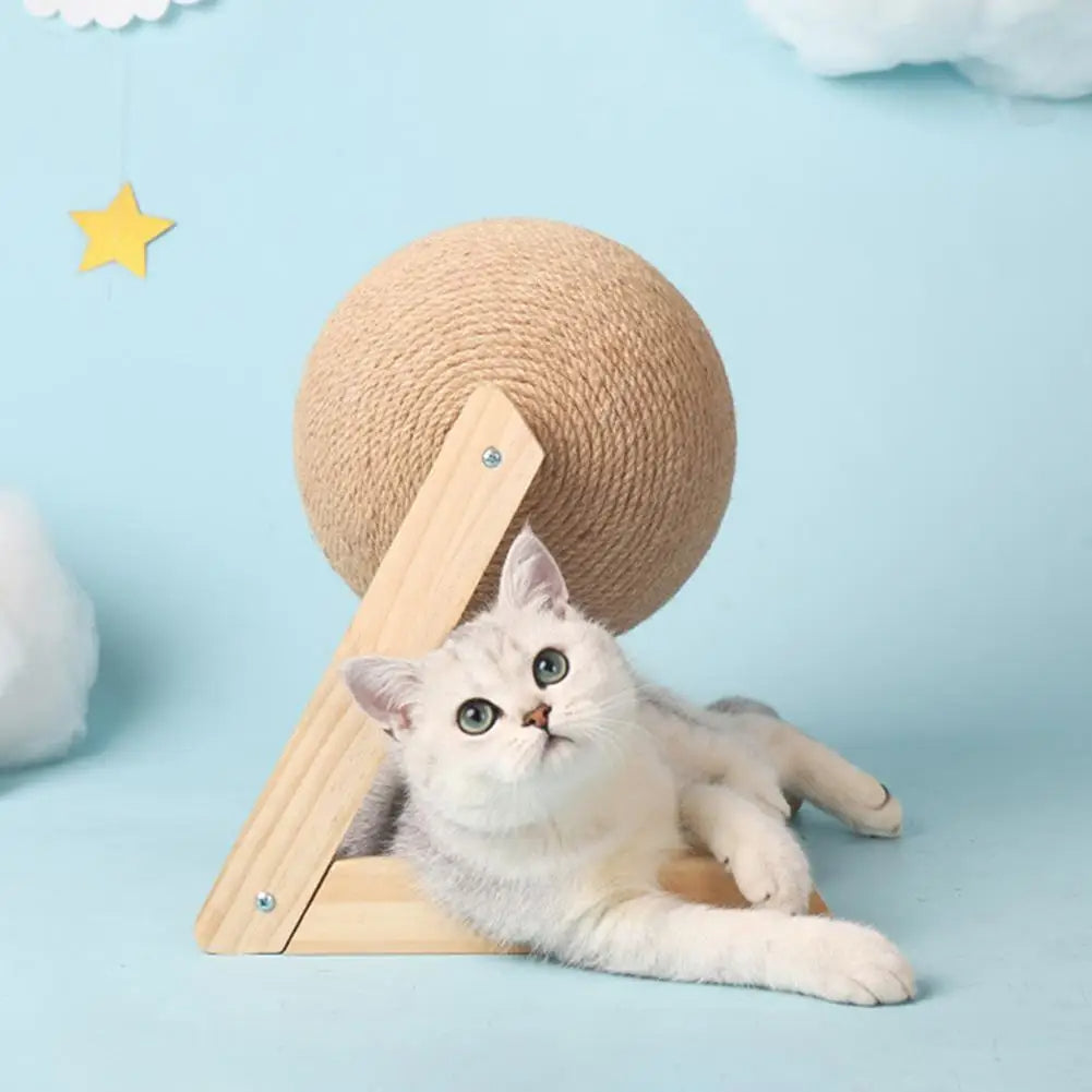3_573e201c-4862-4112-b939-ee2a55173a07.jpg Katzen Kratzkugel aus Sisal – Bild 1
