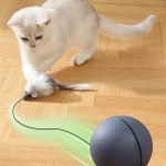 Katzen Turboball mit Schwanz Spielzeug – Bild 4