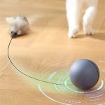 Katzen Turboball mit Schwanz Spielzeug – Bild 3