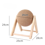 Katzen Kratzkugel aus Sisal – Bild 9