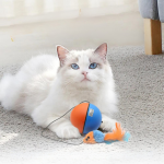 Katzen Turboball mit Schwanz Spielzeug