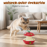 Giocattolo girevole automatico per gatti con sensore intelligente - immagine 3