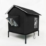 🏠 SCONTO DEL 50% A TEMPO LIMITATO! 🐈 Cuccia per gatti da esterno rialzata e resistente a ogni clima – Impermeabile, isolata e pieghevole 🌧️ - immagine 11